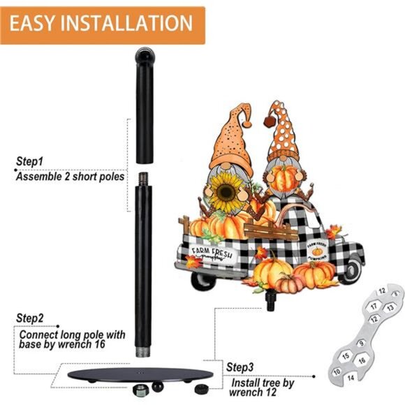 Tree Fall Bathroom Decor, Kitchen Decor, Fall Decorations for Home - Picture 4 of 7